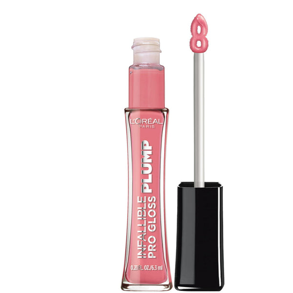L'Oreal Paris Infallible Pro Gloss Plump Cream Lip Gloss, Blossom, 0.21 fl oz
