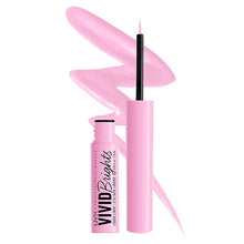 NYX PROFESSIONAL MAKEUP Vivid Brights Liquid Liner, Smear-Resistant Eyeliner with Precise Tip - Sneaky Pink
