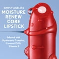 COVERGIRL Simply Ageless Moisture Renew Core Lipstick, 290 Brilliant Coral, 0.14 oz