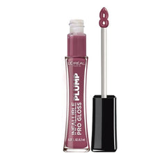 L'Oreal Paris Infallible Pro Gloss Plump Lip Gloss with Hyaluronic Acid, Long Lasting Plumping Shine, Lips Look Instantly Fuller and More Plump, True Berry, 0.21 fl. oz.