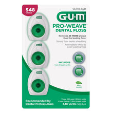 GUM PRO-WEAVE DENTAL FLOSS 3-PACK
