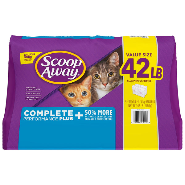 Scoop Away Complete Performance+ Litter 42 Pound Bag