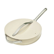 Caraway 3-piece Ceramic Non-Stick Sauté Pan Set- Cream