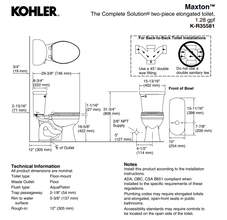 Kohler Maxton Two-Piece Toilet