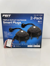 Feit Electric Triple Outlet Outdoor Smart Plugs 2-pack