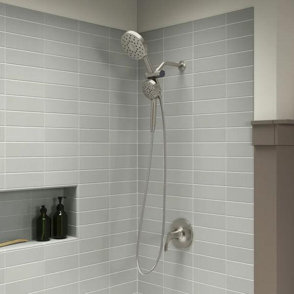 Kohler Prone 3-in-1 Multifunction Shower Head with PowerSweep Brushed Nickel