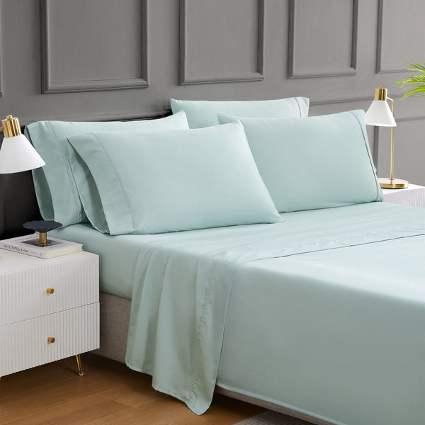 QUEEN Hotel Signature Egyptian Cotton 400 Thread Count 6-piece Sheet Set