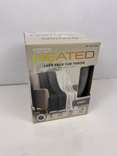 Berkshire Blue/Grey Life Heated Throw