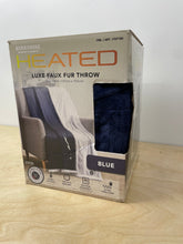 Berkshire Blue/Grey Life Heated Throw