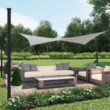 Coolaroo 13' x 7' Rectangle Shade Sail - Light Gray