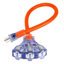Prime 50ft Extension Cord 2-Pack with Adapter