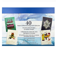 HAND CRAFTED GREETING CARDS 40-COUNT