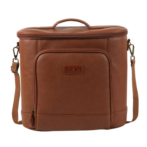 Titan Faux Leather 30-Can Tote