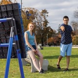 EastPoint Sports Axe Throw Set with Throwing Stars