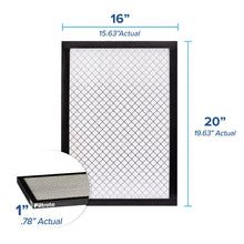 Filtrete Air Filter 1”, MPR 2500 MERV 14, High Performance Premium Allergen, Ultrafine Particles, Bacteria and Virus Filter, 4-pack 16x20x1