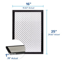 Filtrete Air Filter 1”, MPR 2500 MERV 14, High Performance Premium Allergen, Ultrafine Particles, Bacteria and Virus Filter, 4-pack 16x26x1