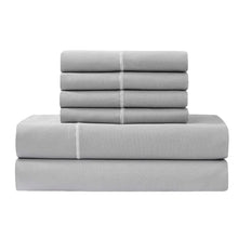 Highland Park 1000 Thread Count 6-piece Sheet Set Gray Queen