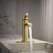 Kohler Cordate Single-handle Bathroom Faucet Gold