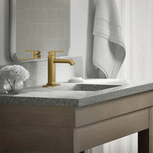 Kohler Cordate Single-handle Bathroom Faucet Gold
