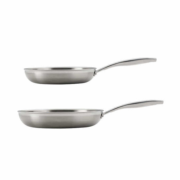 Tramontina Tri-Ply Clad Stainless Steel Fry Pan Set, 2-piece