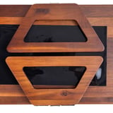 Smart Design Acacia Sofa Arm Tray