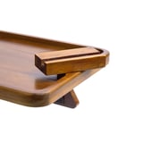 Smart Design Acacia Sofa Arm Tray