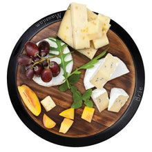 BirdRock Home Lazy Susan with Chalkboard Edge