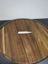 BirdRock Home Lazy Susan with Chalkboard Edge