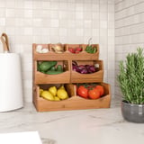 Seville Classics 4-Piece Stackable Bin Organizer