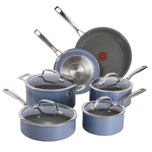 T-fal BLUE Excellence Ceramic Non-Stick Cookware Set, 10-Piece