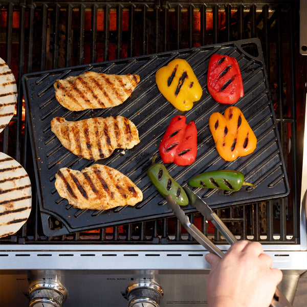 Lodge Seasoned Cast Iron Reversible Grill