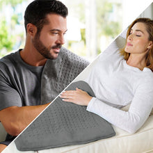 PureRelief Ultra-Wide Microplush Heating Pad Gray
