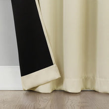 Sun Zero Broderick Theater Grade Blackout Curtains, 2-pack CREAM 84L X 52W
