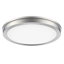 Energetic 14” Slim LED Flush Mount Light Fixture -Brushed Nickel