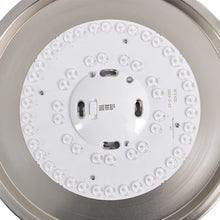 Energetic 14” Slim LED Flush Mount Light Fixture -Brushed Nickel
