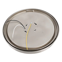 Energetic 14” Slim LED Flush Mount Light Fixture -Brushed Nickel