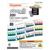 Sylvania Stay-Lit Color Action Light String 200 Count