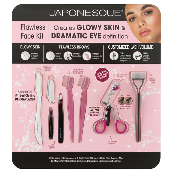 JAPONESQUE FLAWLESS FACE KIT 8 PIECE SET