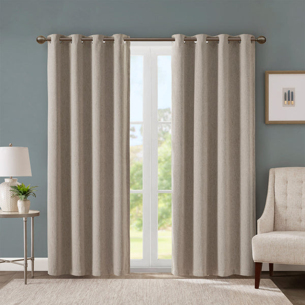 SunSmart Total Blackout Lined Panel Pair with Grommets