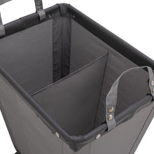 Seville Classics 2-Section Canvas Laundry Hamper