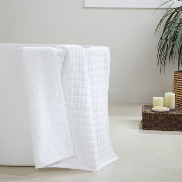 TEXTURED BATH TOWEL 2-PLY AIR RICH ASSORTED COLORS