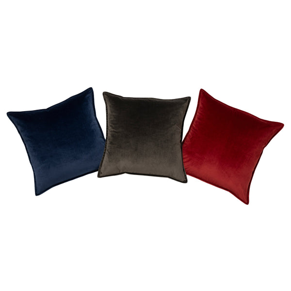 PLUSH 22" VELVET DECORATIVE PILLOW