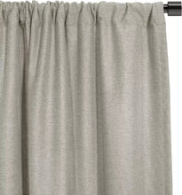 SUN+BLK Bradley Total Blackout Textured Thermal Insulated Curtain Panels 52 x 84