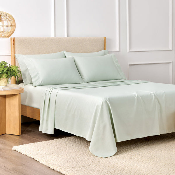 PURELY ORGANIC SHEET SET 6PC QUEEN