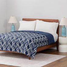 Herringbone Microfiber Down Alternative Blanket, Twin, Assorted Colors