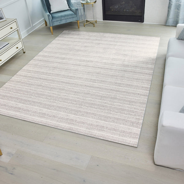 Wyatt & Ash Machine Washable Chenille Area Rug 5'3" x 7'5"
