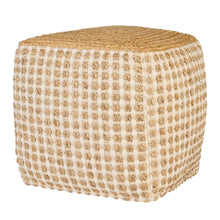 Nourison Jute Square Pouf