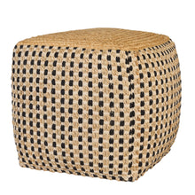 Nourison Jute Square Pouf