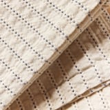 Avocado Knotted Stripe Cotton Throw, 60