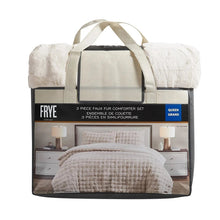 Frye Faux Fur Comforter 3-Piece Queen Set